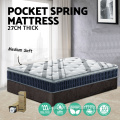 Midsoft Pocketspring Mattress Visco Eurotop K-Size Mattress